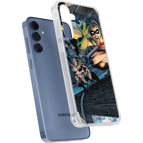 DC Comics Batman All Star Batman & Robin, The Boy Wonder ( Batman & Robin in Action) By Jim Lee Galaxy S24 Clear Case