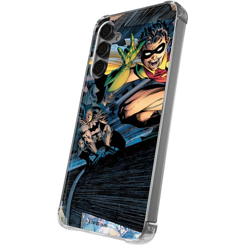 DC Comics Batman All Star Batman & Robin, The Boy Wonder ( Batman & Robin in Action) By Jim Lee Galaxy S24 Plus Clear Case