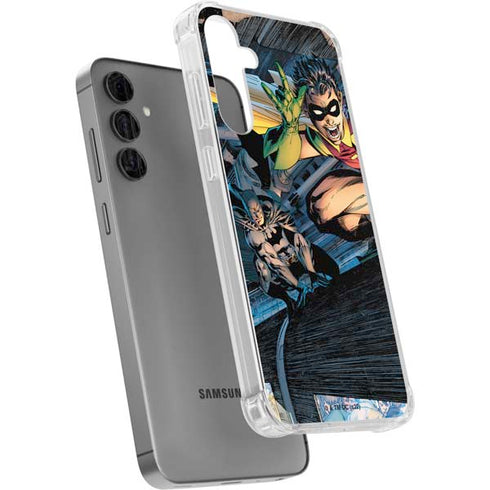 DC Comics Batman All Star Batman & Robin, The Boy Wonder ( Batman & Robin in Action) By Jim Lee Galaxy S24 Plus Clear Case