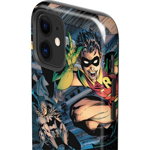 DC Comics Batman All Star Batman & Robin, The Boy Wonder ( Batman & Robin in Action) By Jim Lee iPhone 12 Impact Case