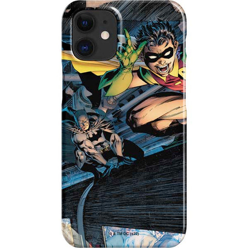 DC Comics Batman All Star Batman & Robin, The Boy Wonder ( Batman & Robin in Action) By Jim Lee iPhone 12 Mini Lite Case