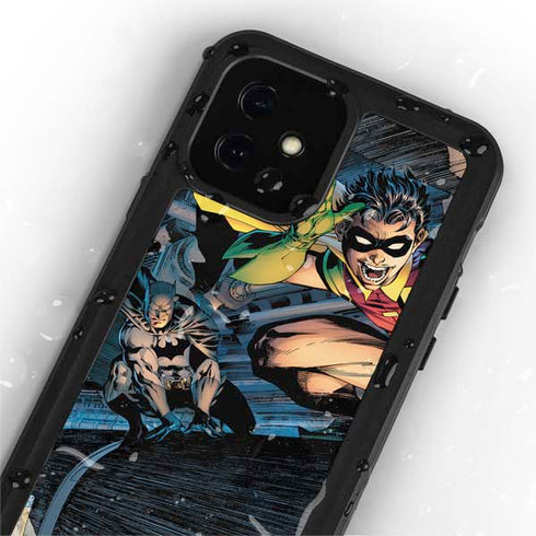 DC Comics Batman All Star Batman & Robin, The Boy Wonder ( Batman & Robin in Action) By Jim Lee iPhone 12 Mini Waterproof Case