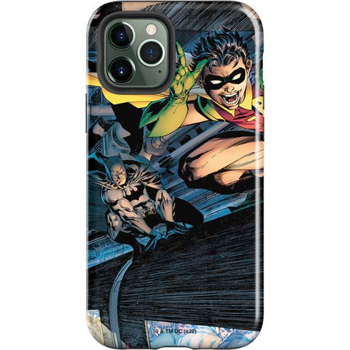DC Comics Batman All Star Batman & Robin, The Boy Wonder ( Batman & Robin in Action) By Jim Lee iPhone 12 Pro Impact Case