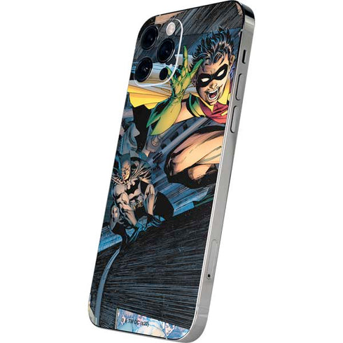 DC Comics Batman All Star Batman & Robin, The Boy Wonder ( Batman & Robin in Action) By Jim Lee iPhone 12 Pro Max Skin