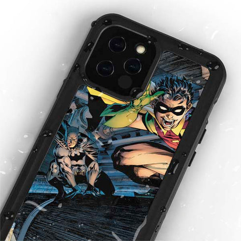 DC Comics Batman All Star Batman & Robin, The Boy Wonder ( Batman & Robin in Action) By Jim Lee iPhone 12 Pro Max Waterproof Case