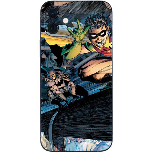 DC Comics Batman All Star Batman & Robin, The Boy Wonder ( Batman & Robin in Action) By Jim Lee iPhone 12 Skin