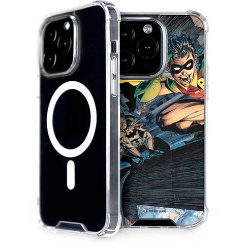 DC Comics Batman All Star Batman & Robin, The Boy Wonder ( Batman & Robin in Action) By Jim Lee iPhone 13 Pro MagSafe Case