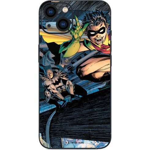 DC Comics Batman All Star Batman & Robin, The Boy Wonder ( Batman & Robin in Action) By Jim Lee iPhone 13 Skin