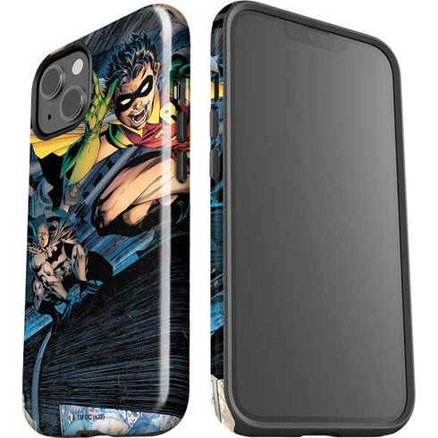DC Comics Batman All Star Batman & Robin, The Boy Wonder ( Batman & Robin in Action) By Jim Lee iPhone 15 Plus Impact Case