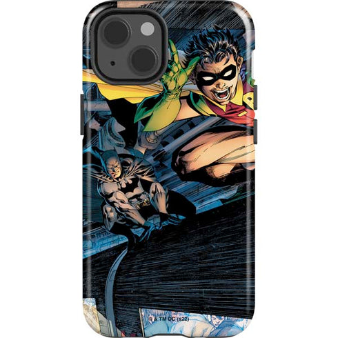 DC Comics Batman All Star Batman & Robin, The Boy Wonder ( Batman & Robin in Action) By Jim Lee iPhone 15 Impact Case