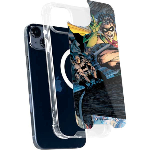 DC Comics Batman All Star Batman & Robin, The Boy Wonder ( Batman & Robin in Action) By Jim Lee iPhone 14 Plus MagSafe Case