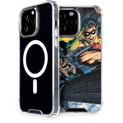 DC Comics Batman All Star Batman & Robin, The Boy Wonder ( Batman & Robin in Action) By Jim Lee iPhone 14 Pro Max MagSafe Case