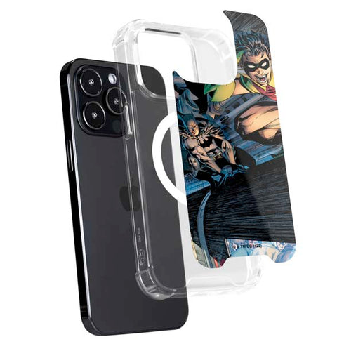 DC Comics Batman All Star Batman & Robin, The Boy Wonder ( Batman & Robin in Action) By Jim Lee iPhone 15 Pro Max MagSafe Case