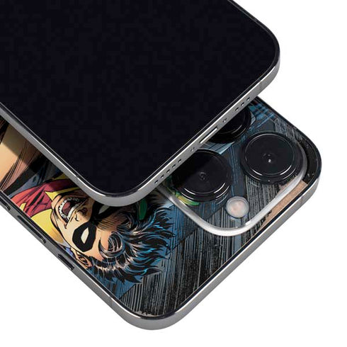 DC Comics Batman All Star Batman & Robin, The Boy Wonder ( Batman & Robin in Action) By Jim Lee iPhone 14 Pro Max Skin