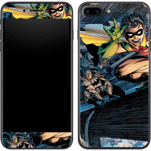 DC Comics Batman All Star Batman & Robin, The Boy Wonder ( Batman & Robin in Action) By Jim Lee iPhone 8 Plus Skin