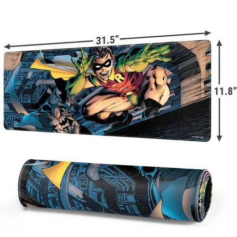 DC Comics Batman All Star Batman & Robin, The Boy Wonder ( Batman & Robin in Action) By Jim Lee Gaming Mouse Pad