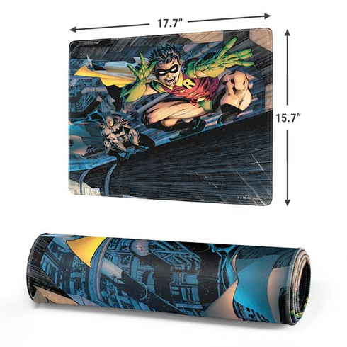 DC Comics Batman All Star Batman & Robin, The Boy Wonder ( Batman & Robin in Action) By Jim Lee Gaming Mouse Pad