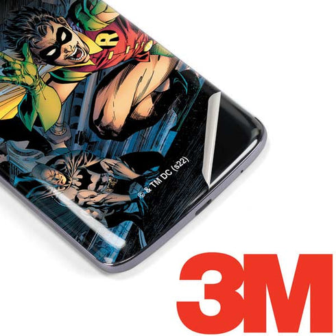 DC Comics Batman All Star Batman & Robin, The Boy Wonder ( Batman & Robin in Action) By Jim Lee Moto E5 Plus Skin