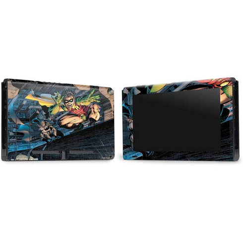 DC Comics Batman All Star Batman & Robin, The Boy Wonder ( Batman & Robin in Action) By Jim Lee Nintendo Switch Bundle Skin