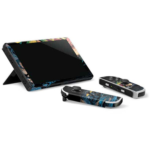 DC Comics Batman All Star Batman & Robin, The Boy Wonder ( Batman & Robin in Action) By Jim Lee Nintendo Switch OLED (2021) Skin