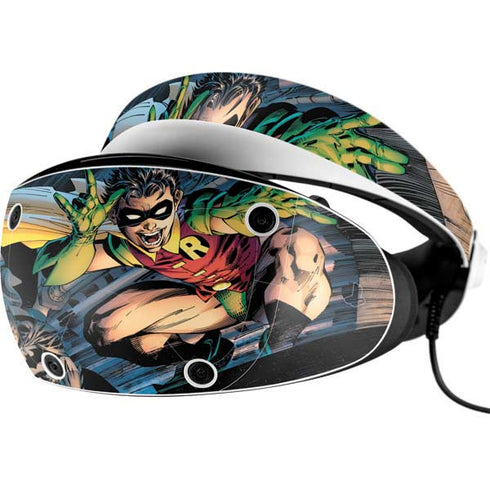 DC Comics Batman All Star Batman & Robin, The Boy Wonder ( Batman & Robin in Action) By Jim Lee PlayStation VR2 Skin