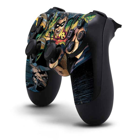 DC Comics Batman All Star Batman & Robin, The Boy Wonder ( Batman & Robin in Action) By Jim Lee PS4 Controller Skin