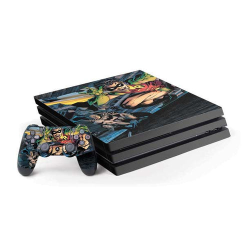 DC Comics Batman All Star Batman & Robin, The Boy Wonder ( Batman & Robin in Action) By Jim Lee PS4 Pro Bundle Skin