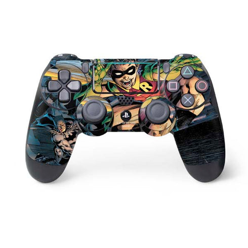 DC Comics Batman All Star Batman & Robin, The Boy Wonder ( Batman & Robin in Action) By Jim Lee PS4 Pro/Slim Controller Skin
