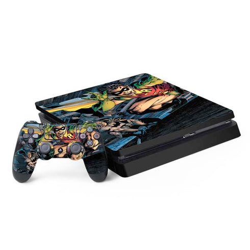 DC Comics Batman All Star Batman & Robin, The Boy Wonder ( Batman & Robin in Action) By Jim Lee PS4 Slim Bundle Skin