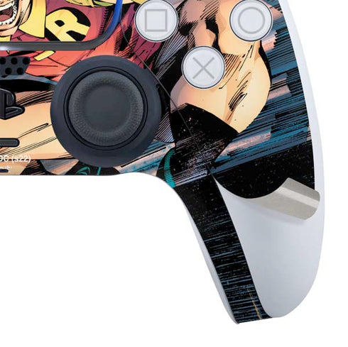 DC Comics Batman All Star Batman & Robin, The Boy Wonder ( Batman & Robin in Action) By Jim Lee PS5 Controller Skin