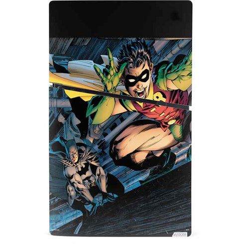 DC Comics Batman All Star Batman & Robin, The Boy Wonder ( Batman & Robin in Action) By Jim Lee PS5 Slim Digital Edition Bundle Skin