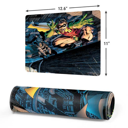 DC Comics Batman All Star Batman & Robin, The Boy Wonder ( Batman & Robin in Action) By Jim Lee Gaming Mouse Pad