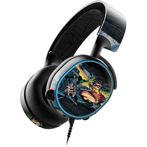 DC Comics Batman All Star Batman & Robin, The Boy Wonder ( Batman & Robin in Action) By Jim Lee SteelSeries Arctis 3 Skin
