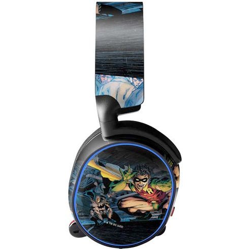 DC Comics Batman All Star Batman & Robin, The Boy Wonder ( Batman & Robin in Action) By Jim Lee SteelSeries Arctis 5 Skin