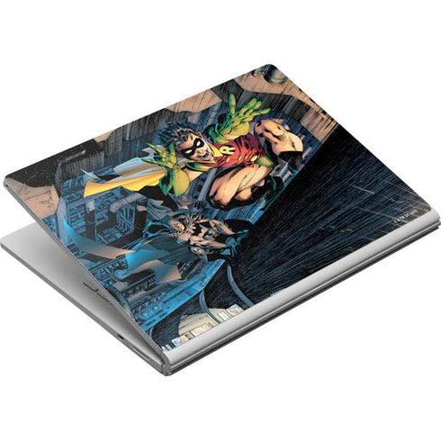 DC Comics Batman All Star Batman & Robin, The Boy Wonder ( Batman & Robin in Action) By Jim Lee Surface Book Skin