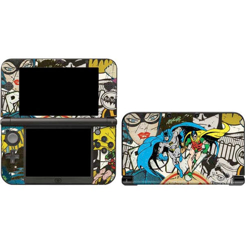 DC Comics Batman and Robin Vintage Action Pose 3DS XL 2015 Skin