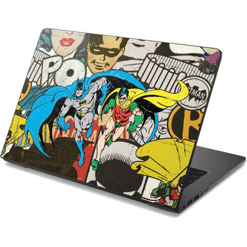 DC Comics Batman and Robin Vintage Action Pose Dell Chromebook Skin