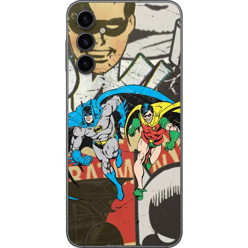 DC Comics Batman and Robin Vintage Action Pose Galaxy A14 5G Skin