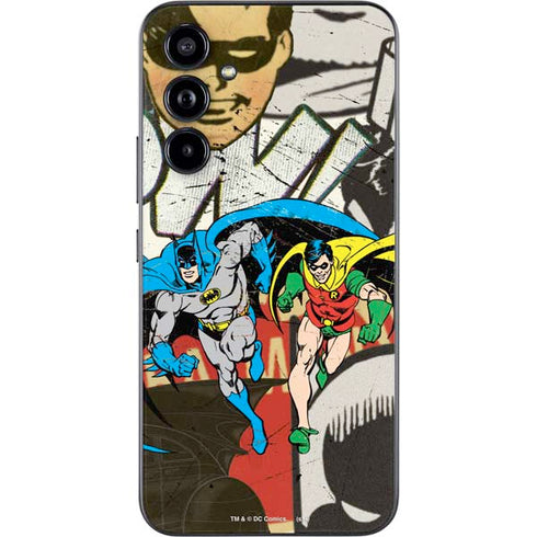 DC Comics Batman and Robin Vintage Action Pose Galaxy A54 5G Skin