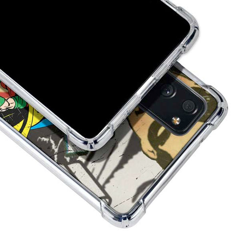 DC Comics Batman and Robin Vintage Action Pose Galaxy S20 FE Clear Case