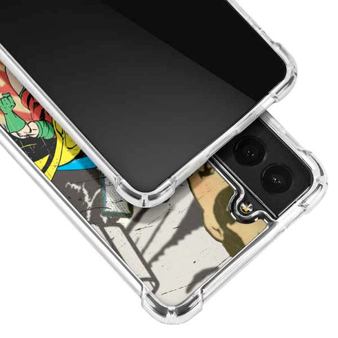 DC Comics Batman and Robin Vintage Action Pose Galaxy S21 5G Clear Case