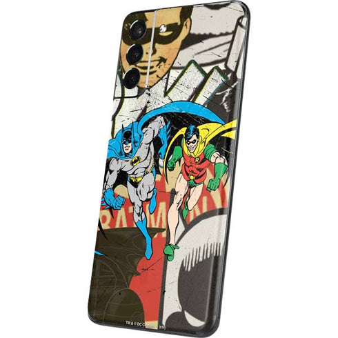 DC Comics Batman and Robin Vintage Action Pose Galaxy S21 5G Skin