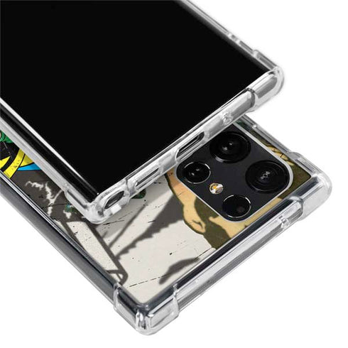 DC Comics Batman and Robin Vintage Action Pose Galaxy S22 Ultra Clear Case