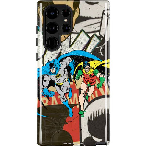 DC Comics Batman and Robin Vintage Action Pose Galaxy S22 Ultra Pro Case