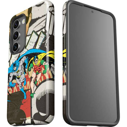 DC Comics Batman and Robin Vintage Action Pose Galaxy S23 Plus Pro Case