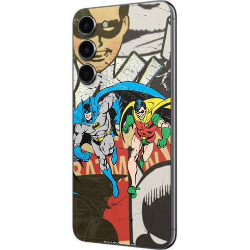 DC Comics Batman and Robin Vintage Action Pose Galaxy S23 Plus Skin