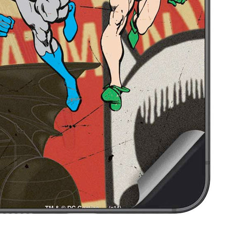 DC Comics Batman and Robin Vintage Action Pose Galaxy S23 Plus Skin