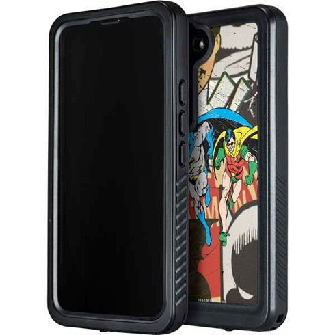 DC Comics Batman and Robin Vintage Action Pose Galaxy S23 Plus Waterproof Case