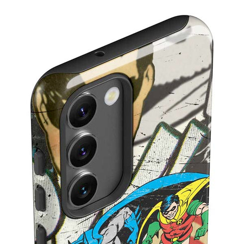 DC Comics Batman and Robin Vintage Action Pose Galaxy S23 Pro Case