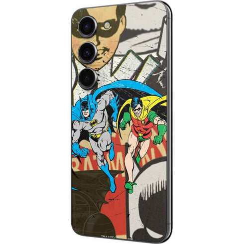 DC Comics Batman and Robin Vintage Action Pose Galaxy S23 Skin